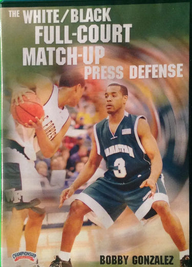 White/black Full Court Match--up Press by Robert Gonzalez Instructional Basketball Coaching Video